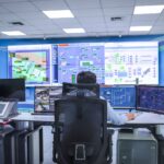 Government security operations center analysts monitoring global nation-state cyber threats