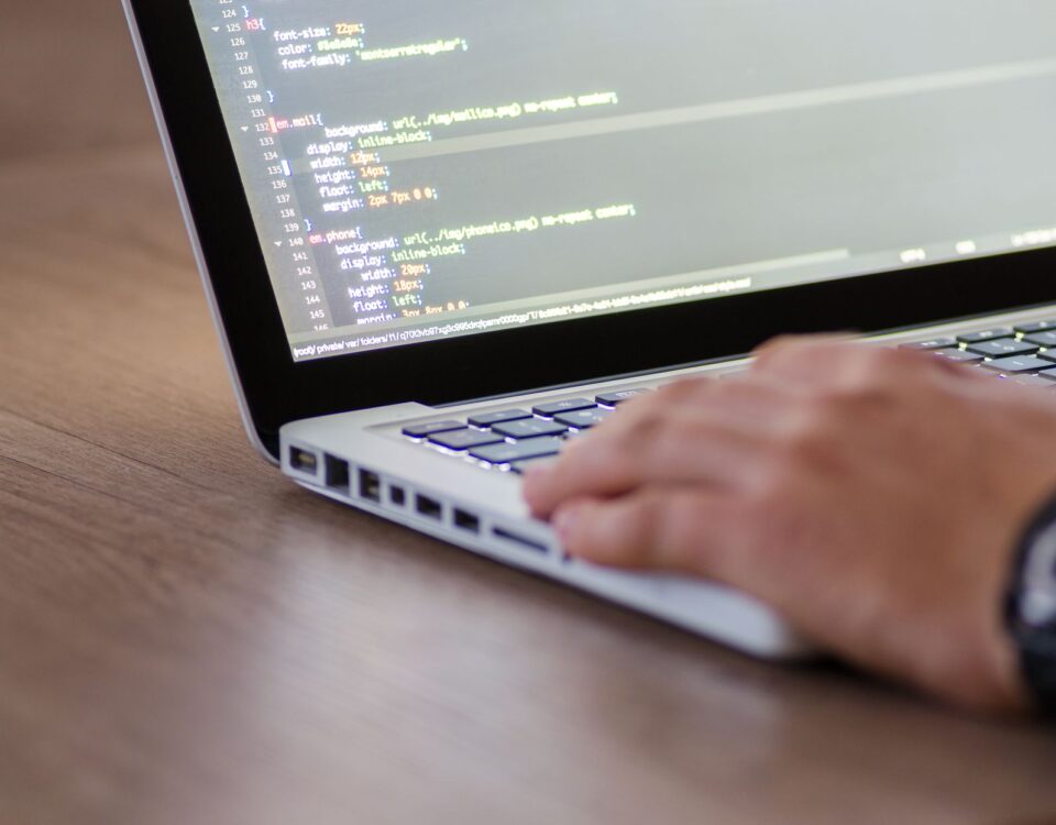 Developer workstation showing Claude API authentication code and security key