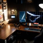 Security analyst reviewing AI agent behavioral baseline dashboards across multiple monitors