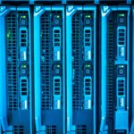 Biometric fingerprint scanner securing access to a cloud server room