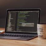 Developer reviewing Docker container security warnings on terminal monitor